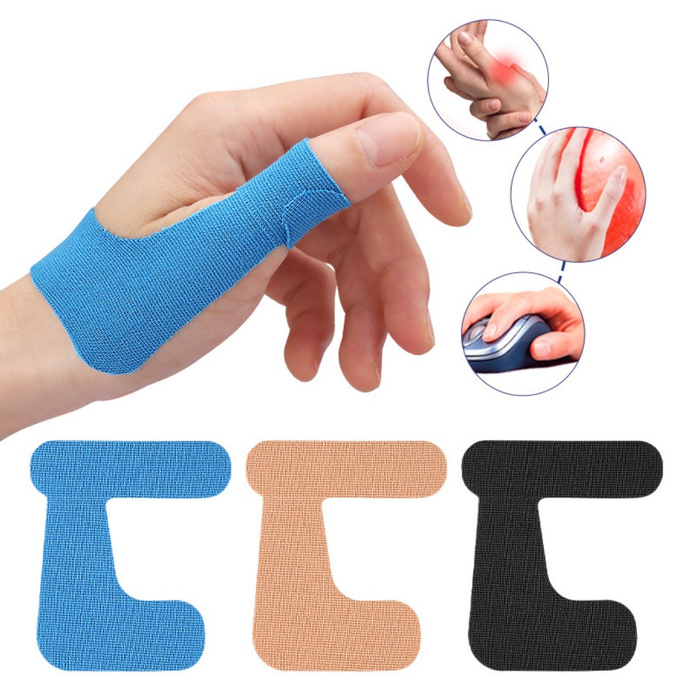 Kinesiology Tape Sports - 5Pcs Precut Thumb Support Tape Self
