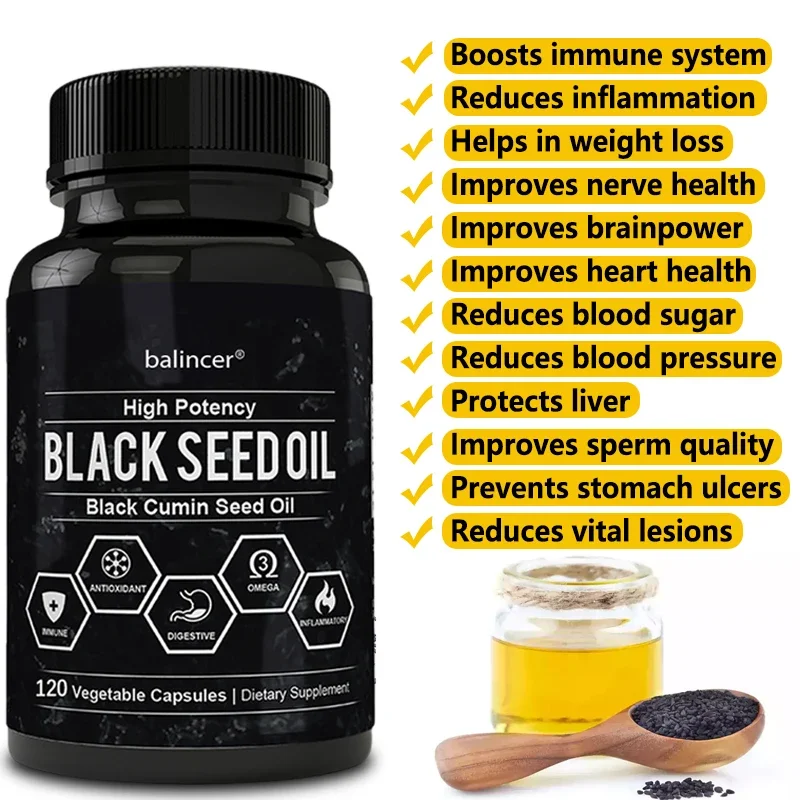 Black Cumin Seed Oil - Support - огляд і ціна Health Wellness Day