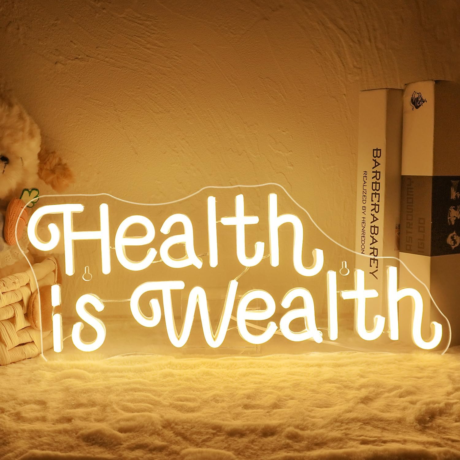 Health is Wealth Neon Sign USB - огляд і ціна Health Wellness Gym