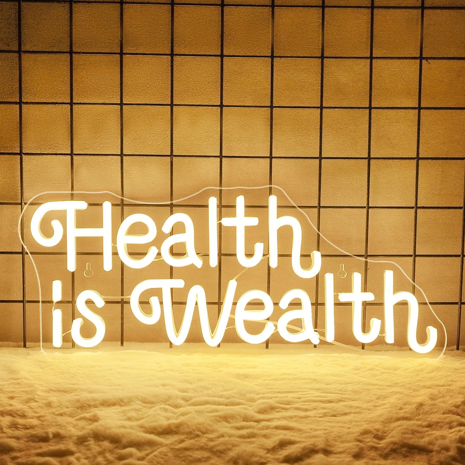 Health is Wealth Neon Sign USB - огляд і ціна Health Wellness Gym