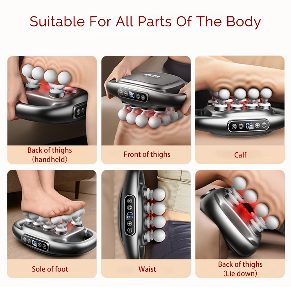 16-Head Fascia Gun High-Freque - огляд і ціна Scalp Massager Electric