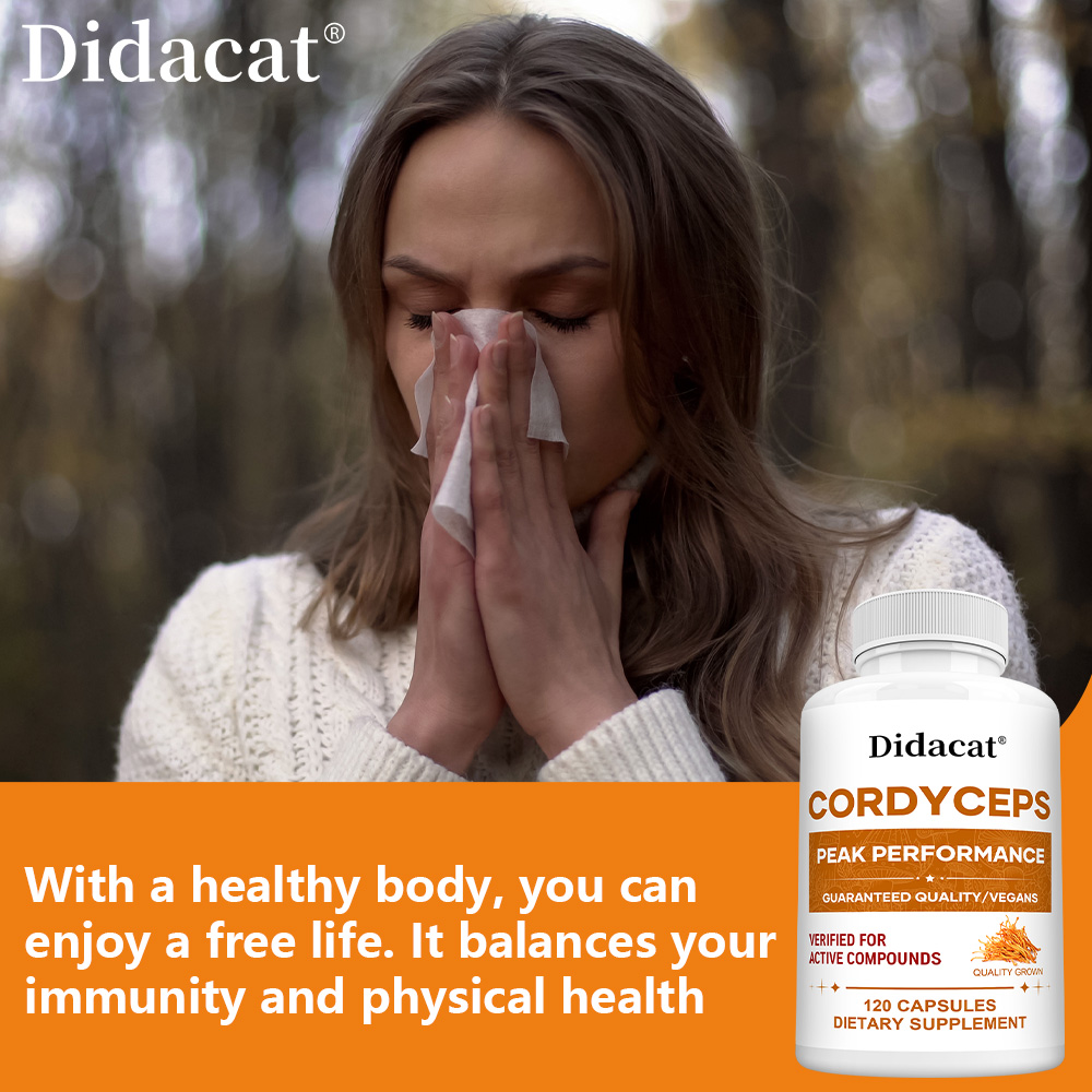 Cordyceps Mushroom Capsules 10 - огляд і ціна Health Wellness Day