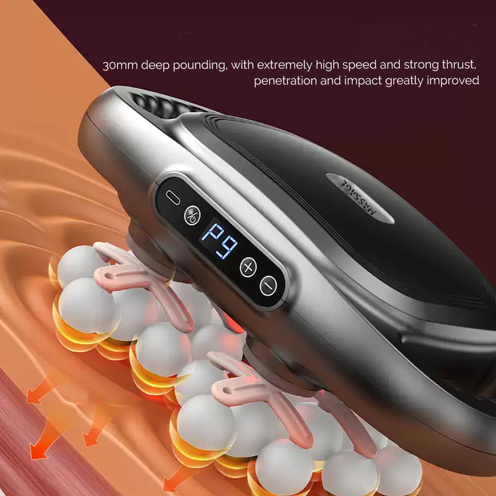 22-Head Fascia Gun High Freque - огляд і ціна Scalp Massager Electric